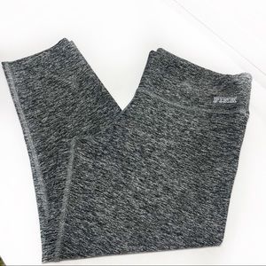 PINK Victoria Secret Ultimate YOGA Gray women’s‎ crop Legging Sz S/P